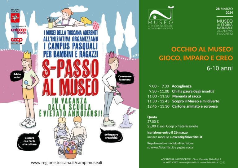 Campus pasquale – Occhio al Museo! Gioco, imparo e creo